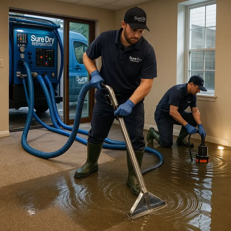 Water Extraction and Removal process in Marstons Mills, MA